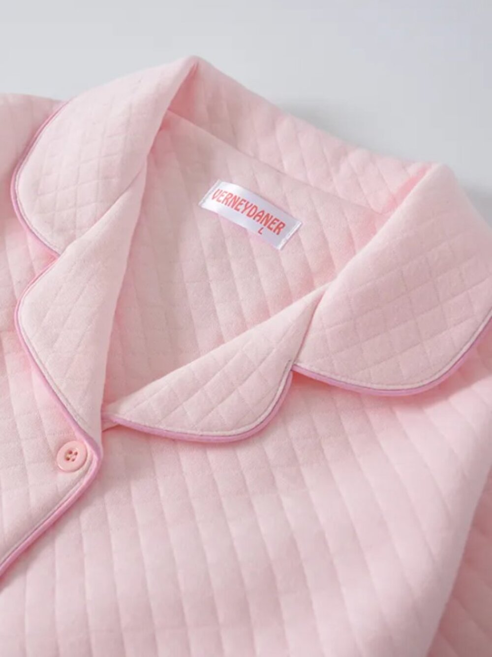 Pink Quilted Pajama Set - Picture 4 of 7